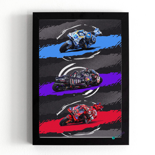 تابلو پوستر طرح MotoGP کد 10091