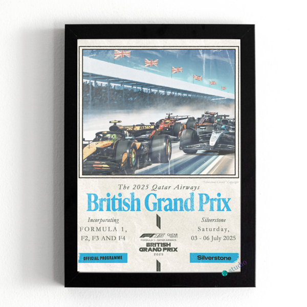 کد 10085 The Formula 1 British Grand Prix تابلو پوستر طرح