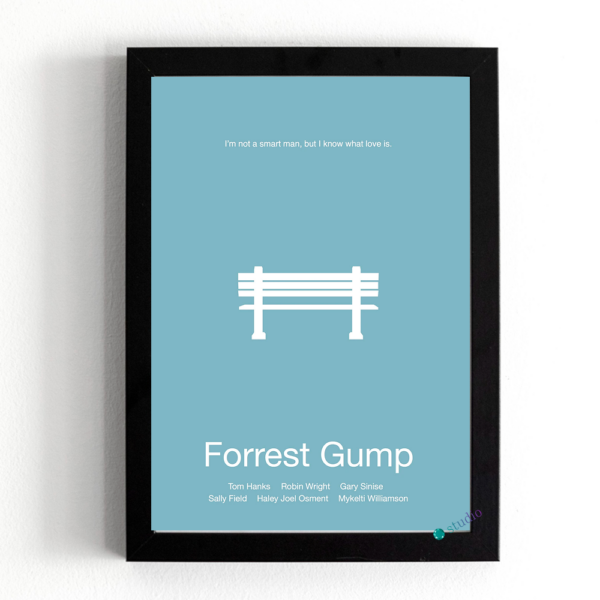 تابلو پوستر طرح فیلم Forrest Gump کد 10082