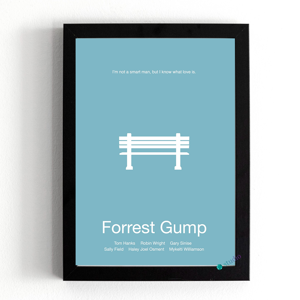 تابلو پوستر طرح فیلم Forrest Gump کد 10082